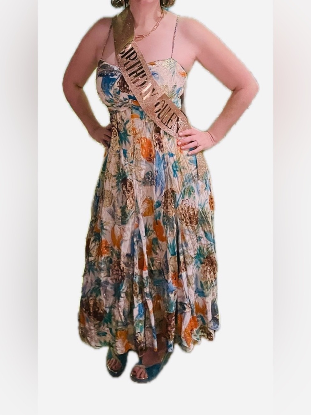 VTG Diane Von Furstenberg Dress. Size 10/12. - Picture 3 of 17